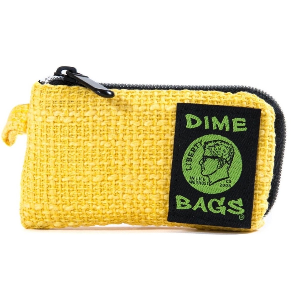 5"‎ Padded Pouch From Dime Bags-Yellow NWT